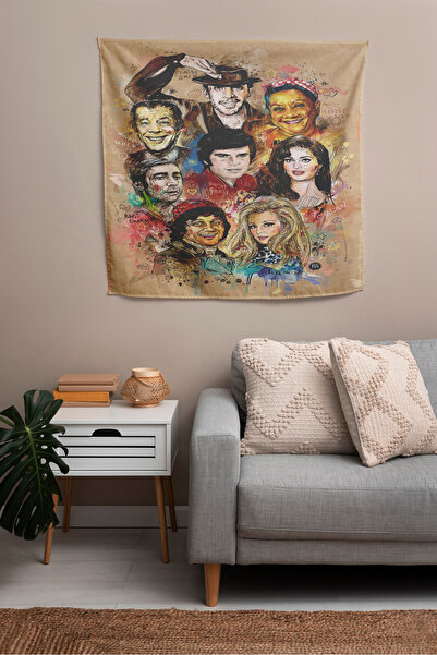 OZG DESİGN Yeşilçam Duvar Örtüsü Ve Duvar Halısı