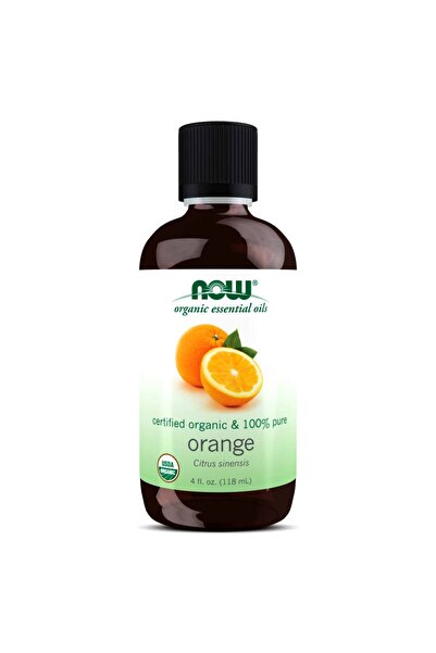 Now زيت البرتقال العضوي، 118 مل