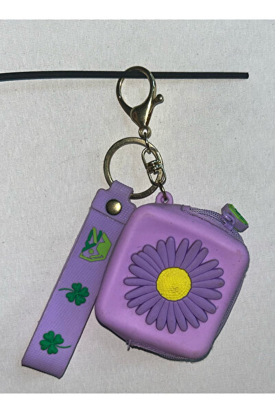 pardayanlar Bozuk Para Cüzdanlı Renkli Desenli Anahtarlık