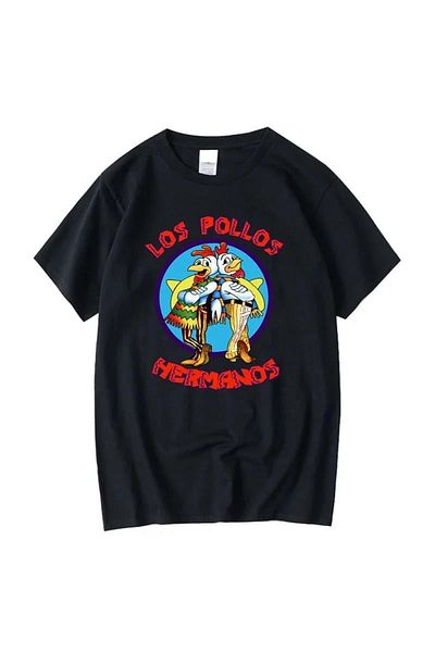 Gofeel Μπλουζάκι Los Pollos με στάμπα Unisex Oversize