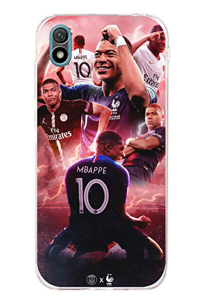 TechTree Huawei Y5 2019 - Honor 8S Uyumlu Mbappe Sevinçler Şeffaf Silikon Kılıf