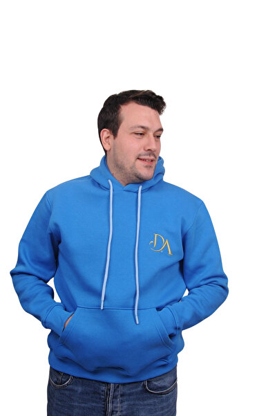 İpek Tekstil Men's Sweatshirt Hooded 3 Thread Compact Combed Modal Fabric