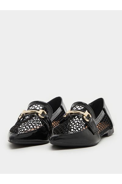 Styli Pointed Toe Mesh Flat Shoes
