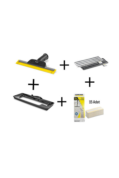 Karcher Sc Serisi Easyfix Delüx Cam Temizleme Aparatı Camfort Modeli +Halı Ba...