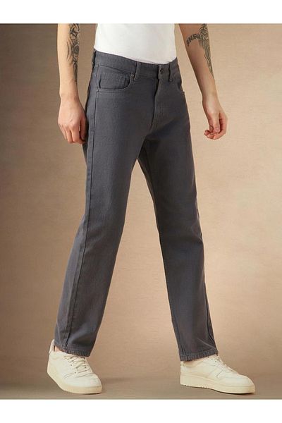 Dennis Lingo By Styli Mid Rise Straight Fit Jeans