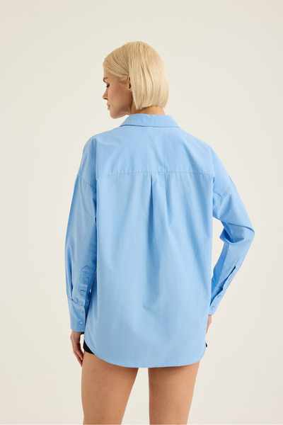 Sevilen Tekstil Cămașă oversize cu mânecă lungă