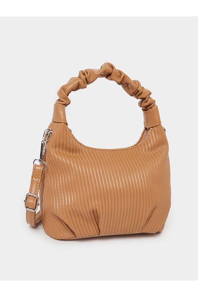 Styli Textured Mini Handbag with Detachable Strap