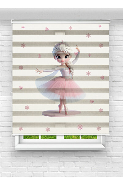 vanilyahome Prenses Kız Desenli Dijital Baskılı Zebra Stor Perde - Kız Çocuk ...