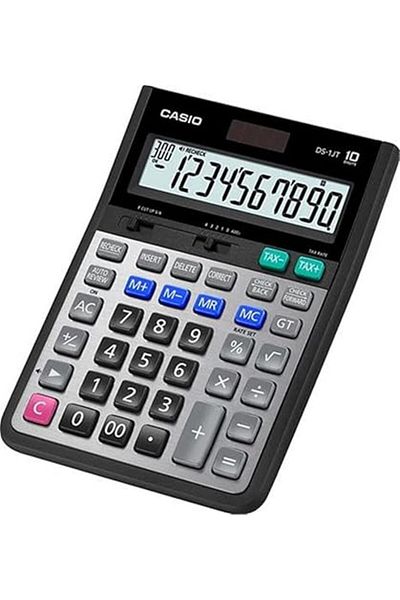 Casio Casio DS-1JT-W-DP Heavy Duty Office Calculator with plastic case-
