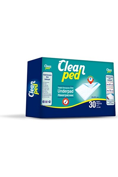 Cleanped  Yavru Kedi Köpek Tuvalet Eğitim Ve Alıştırma Pedi 30 Adet 60 X 90 Cm