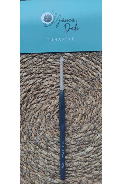 Tunç Silikon Elastik Yumuşak Saplı Örgü-dantel Tığı No:5 1,50 Mm (BU TIĞ KALIN TIĞ DEĞİLDİR)