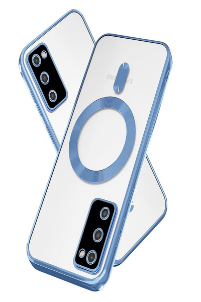 TEKNOMODA Samsung Galaxy S20 Fe Kılıf Kamera Lens Korumalı Renkli Magsafe Şef...