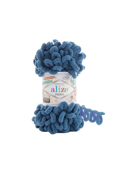 Alize 90x90 Puffy Baby Blanket - 6 Pieces 637 Aviator