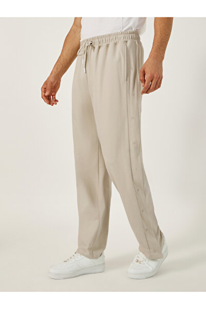 Styli بنطال رياضي كبير الحجم بارتفاع متوسط ورباط سحب