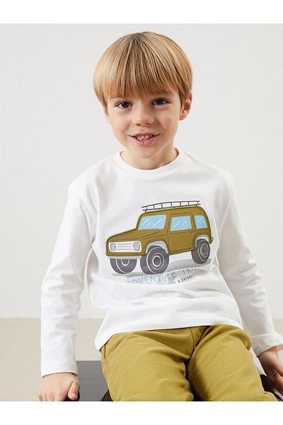 LC Waikiki Lcw Kids Boys Crew Neck T-Shirt and Sweatpants Set of 2