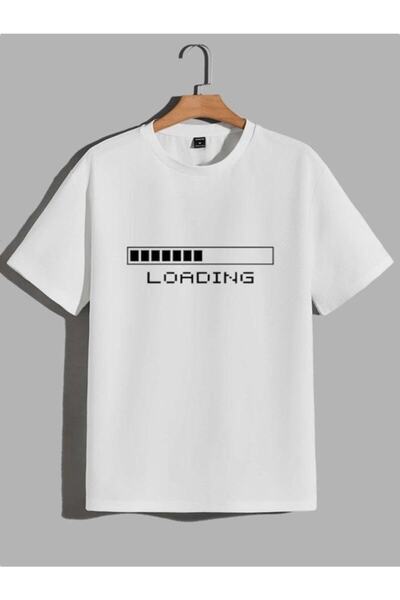 HOFFNUNG Unisex Βαμβακερό μπλουζάκι με λαιμόκοψη ποδηλάτου σε μεγάλο μέγεθος