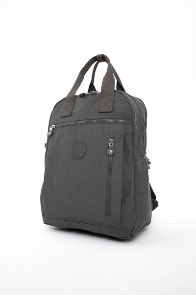 YOGII Müga Model Unisex Водостійка тканина з багатошаровою структурою Чорний рюкзак для ноутбука та шкільного рюкзак