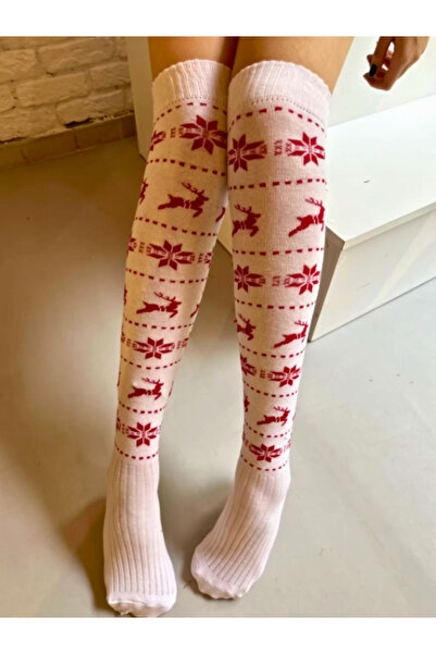 Shuttle Park Special Series Women's Extra Long Happy New Years Series Knee High Socks