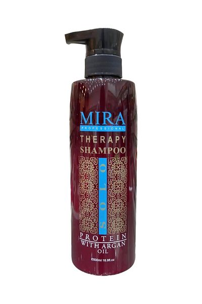 Mira Protein & Argan Oil Shampoo, Sulfate Free, Maintains Treated Hair, 500ml.