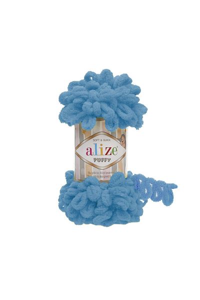 Alize Pătură pentru bebeluși 90x90 Puffy - 6 bucăți 16 Ocean