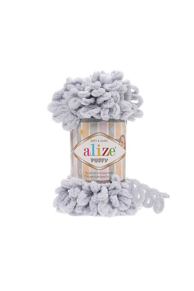 Alize Φόρεμα Puffy 416 Model Light Grey - 1 Παιδική κουβέρτα πλεκτό κορδόνι