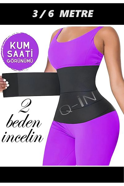 Q-İN Corset Body Thinning Fat Burning Firming Waist Wrap Maternity Belly Corset
