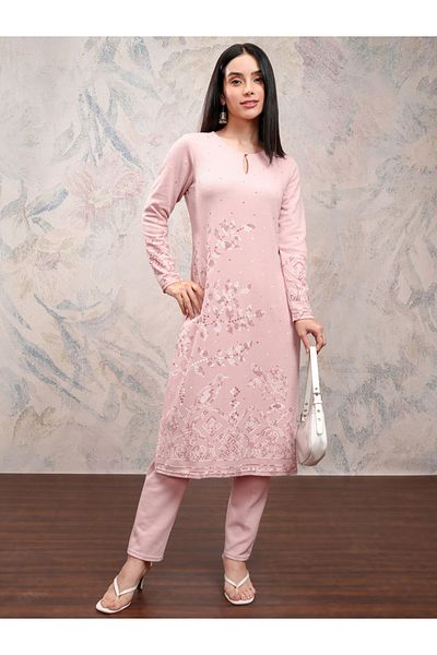 Vishudh By Styli Ethnic Motifs Printed Regular Fit Kurta with Trousers Set