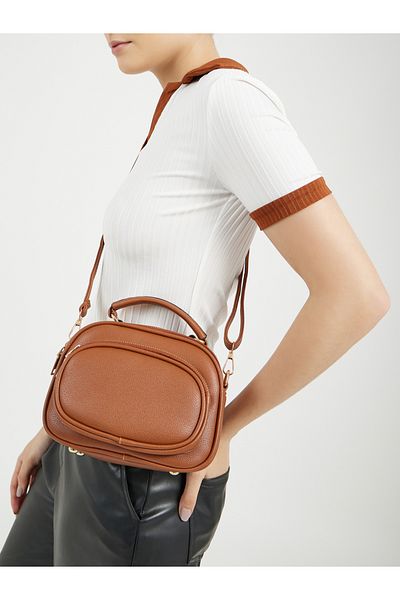 Styli Solid Crossbody Bag with Top Handle