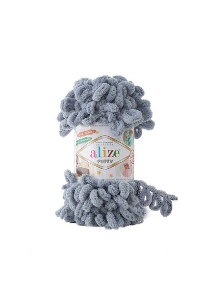 Alize Puffy 1 τεμάχιο 428 Νήματα πλεξίματος χειρός Πλεκτή κουβέρτα μωρού με νήμα Puffy 1 τεμάχιο 428 1 τεμάχιο