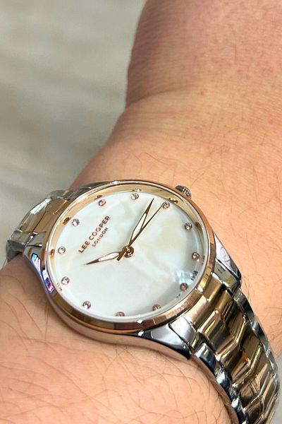 Lee Cooper Zircon Stone 30 Mt Water Resistant Women's Wristwatch