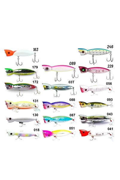 Fujin La-Nina Maket Balık Su Üstü Popper 100mm 24 Gr 131 Lemon Flash