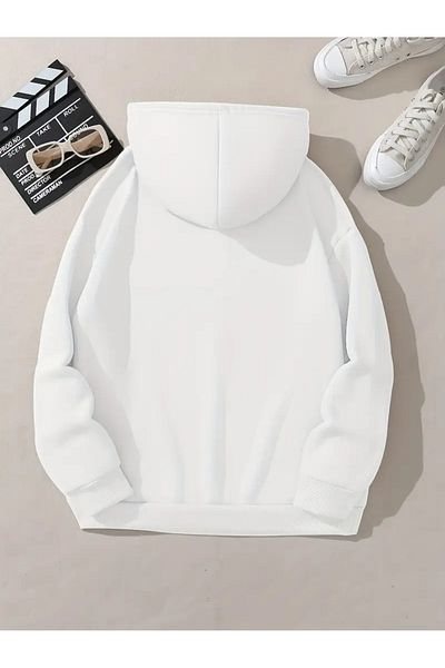 NEW TRENDY COLLECTİON London Print Drawstring Hoodie, Casual φούτερ με κουκούλα με μακριά μανίκια