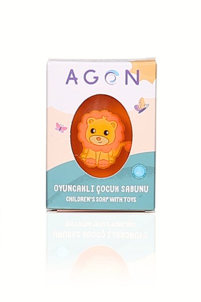 Agon Handmade Children's Soap with Orange Extract and Toys