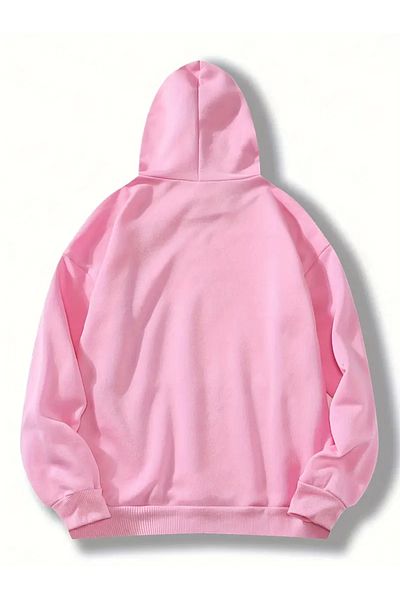 NEW TRENDY COLLECTİON Γυναικείο μοτίβο γράμματος με στάμπα, κομψό, casual φούτερ με κουκούλα
