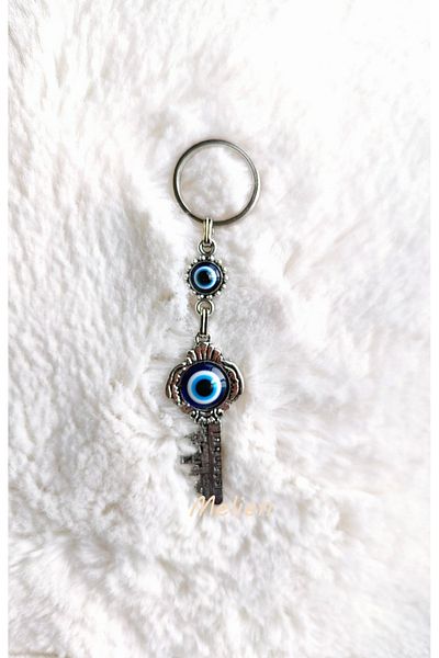 Melien Istanbul City Key Evil Eye Beaded Keychain Δώρο Στολίδι Αξεσουάρ τσάντας
