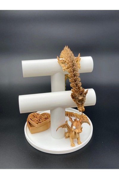 CMHOME منظم المجوهرات والقلائد والأساور والمجوهرات، وطاولة الطاولة، ودرج تنظي...