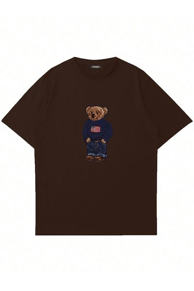 Mad&Calf Μπλουζάκι Unisex Teddy Boy με στάμπα με λαιμόκοψη