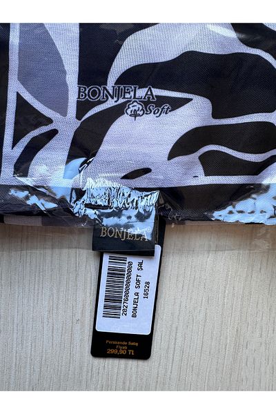 Bonjela Rose Patterned Cotton Shawl 185X70