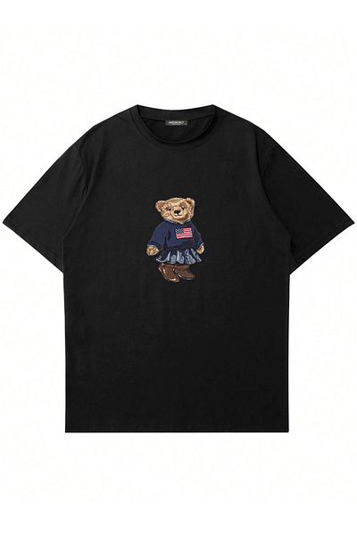 Mad&Calf Μπλουζάκι Unisex Teddy Girl με στάμπα με λαιμόκοψη