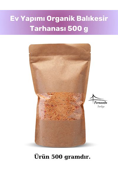 Fernanda Organic Hamsir Tarhana 500 g Natural Red with Plenty of Ingredients
