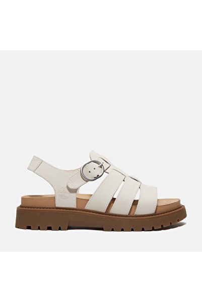 Timberland Clairemont Way Women's White Leather Sandals