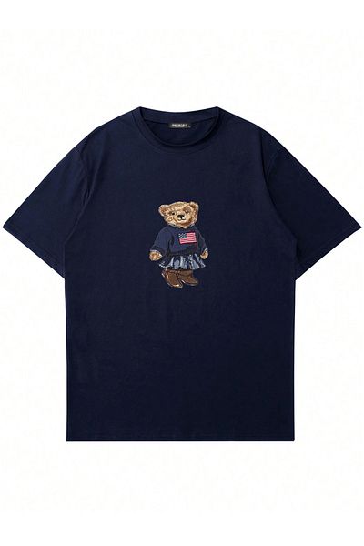 Mad&Calf Μπλουζάκι Unisex Teddy Girl με στάμπα με λαιμόκοψη