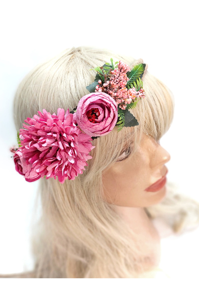 htk butik Yapay Çiçekten, Nedime & Parti & Lohusa & Dış Çekim Tacı, Kına Ve G...