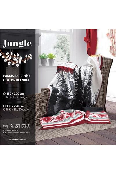 Menta store Patterned Cotton Blanket Single Blanket