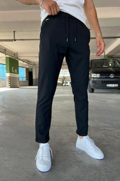 hello7 Ανδρικό παντελόνι Jogger με διπλό πόδι με λεπτή εφαρμογή