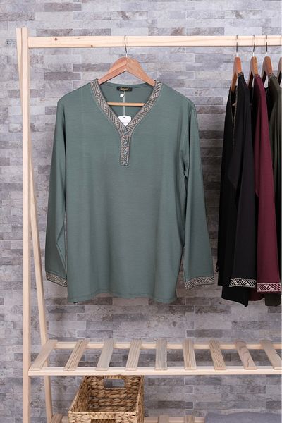 MUSTÜN Sweater Collar Blouse
