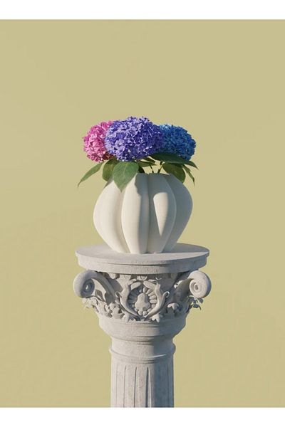 3D Brothers Elegant Modern Vase - A Statement Piece for Contemporary Interiors
