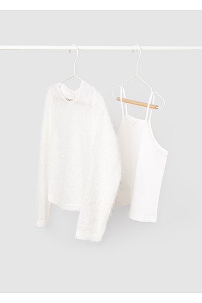 MAYORAL Girl's Bodysuit and Sweater Set - 07006 076