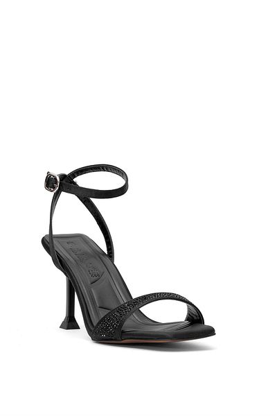Ayakkabı Fuarı Elite Pm161 K7014 - Black Women's Classic Heeled Shoes