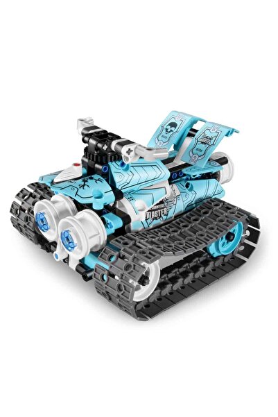 Oyuncakmatik iM. Master 3in1 Uzaktan Kumandalı Mavi Robot Araba Yaratıcı Yapı Seti 398 Parça